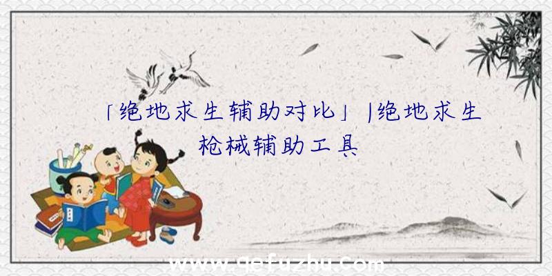 「绝地求生辅助对比」|绝地求生枪械辅助工具